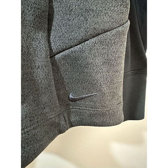 Nike Golf Dri fit mens gray black sweatshirt lion head logo 1/4 zip XL. #27-0689 - Picture 5 of 7